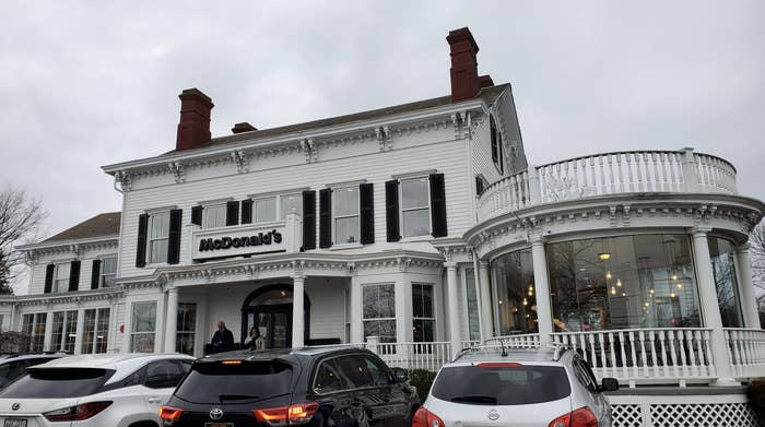 McDonalds in an old house