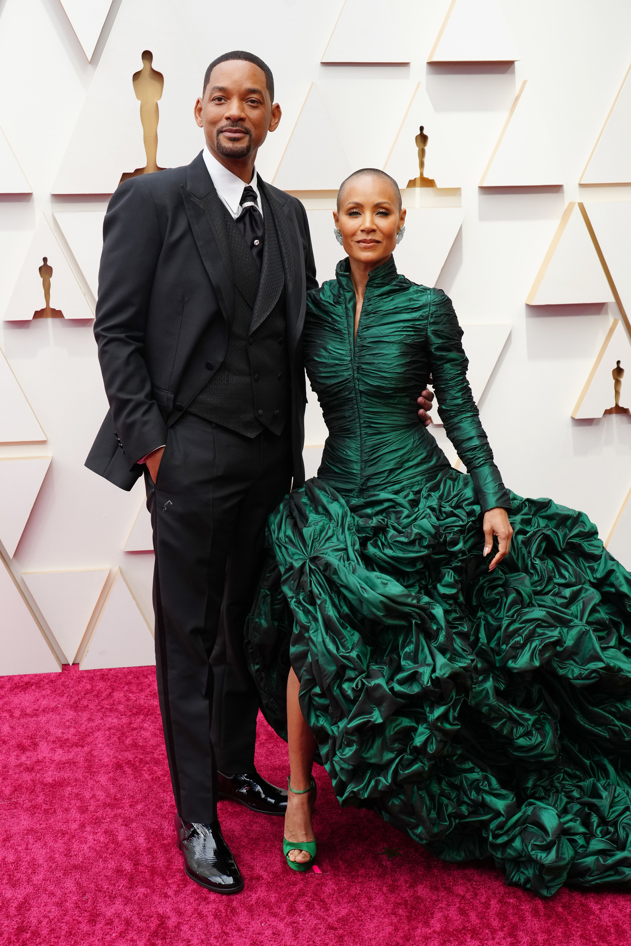 Will and Jada Pinkett Smith on the red carpet