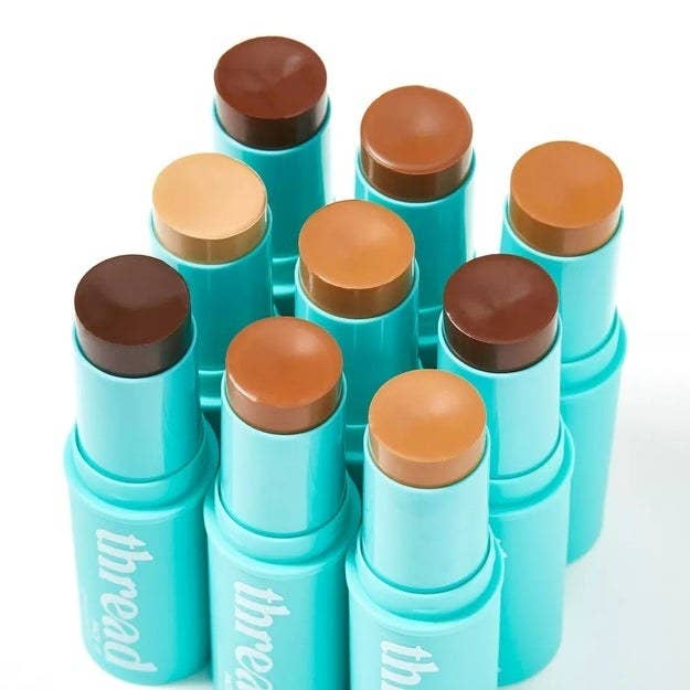The shade range of complexion sticks by thread beauty