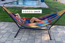 Why spend time anywhere else when you have the hammock so comfy, reviewers are swearing off their actual beds.