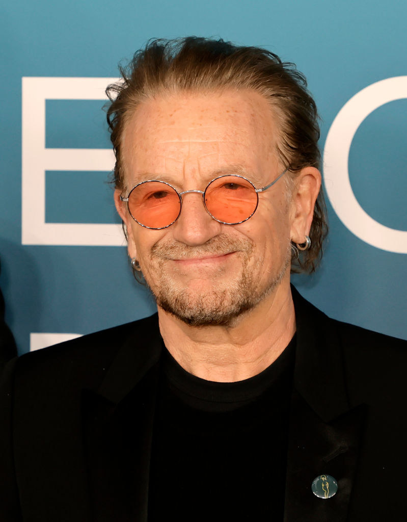 Close-up of Bono
