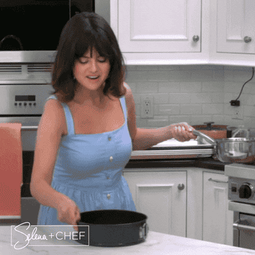 selena gomez in the kitchen saying &quot;Aw, shucks&quot;