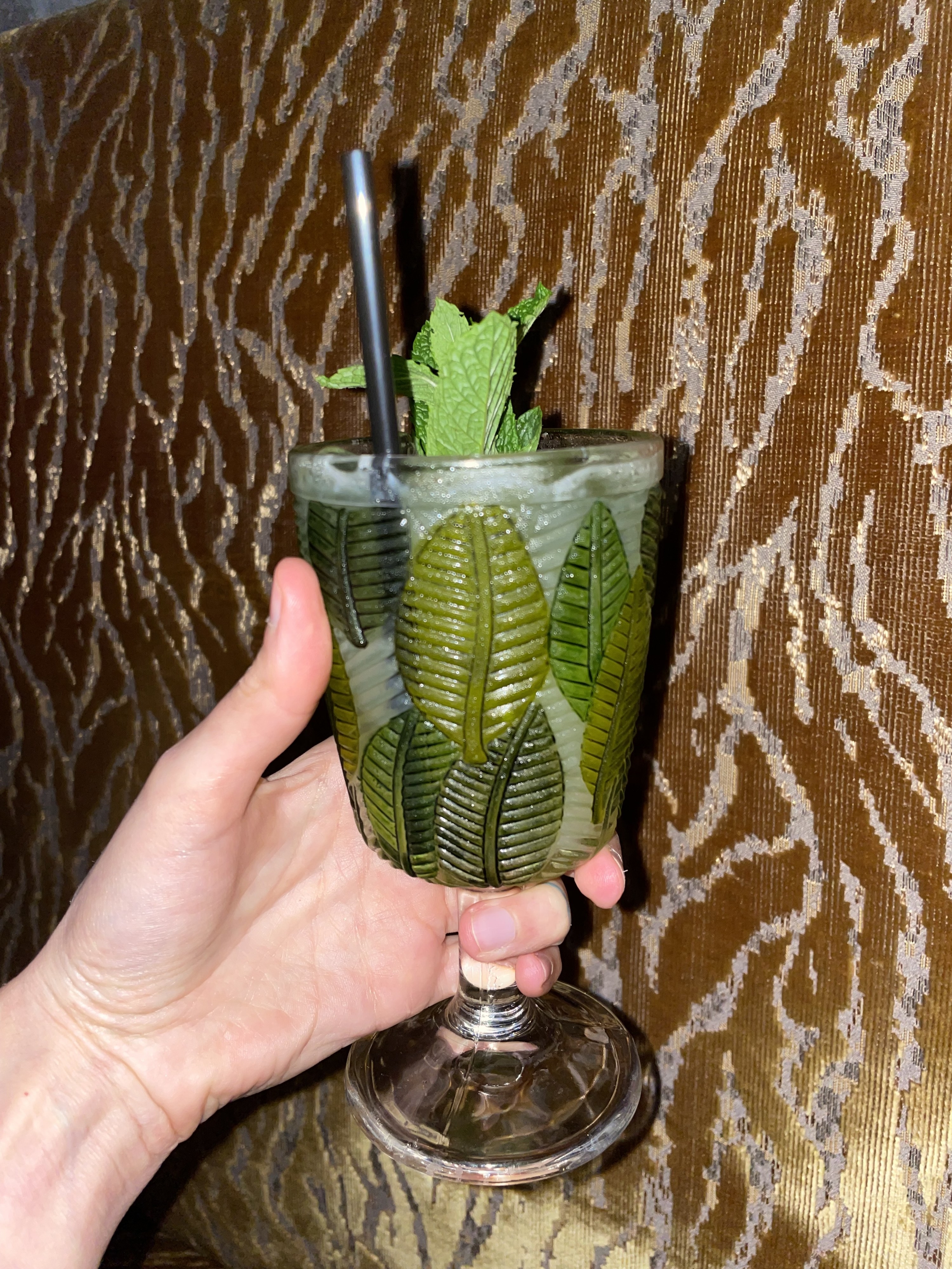 A shot of the &quot;fresh start cocktail&quot;