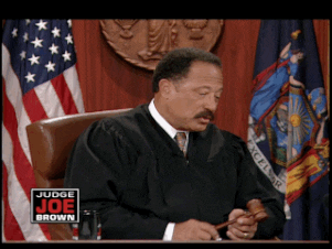 judge hitting his gavel