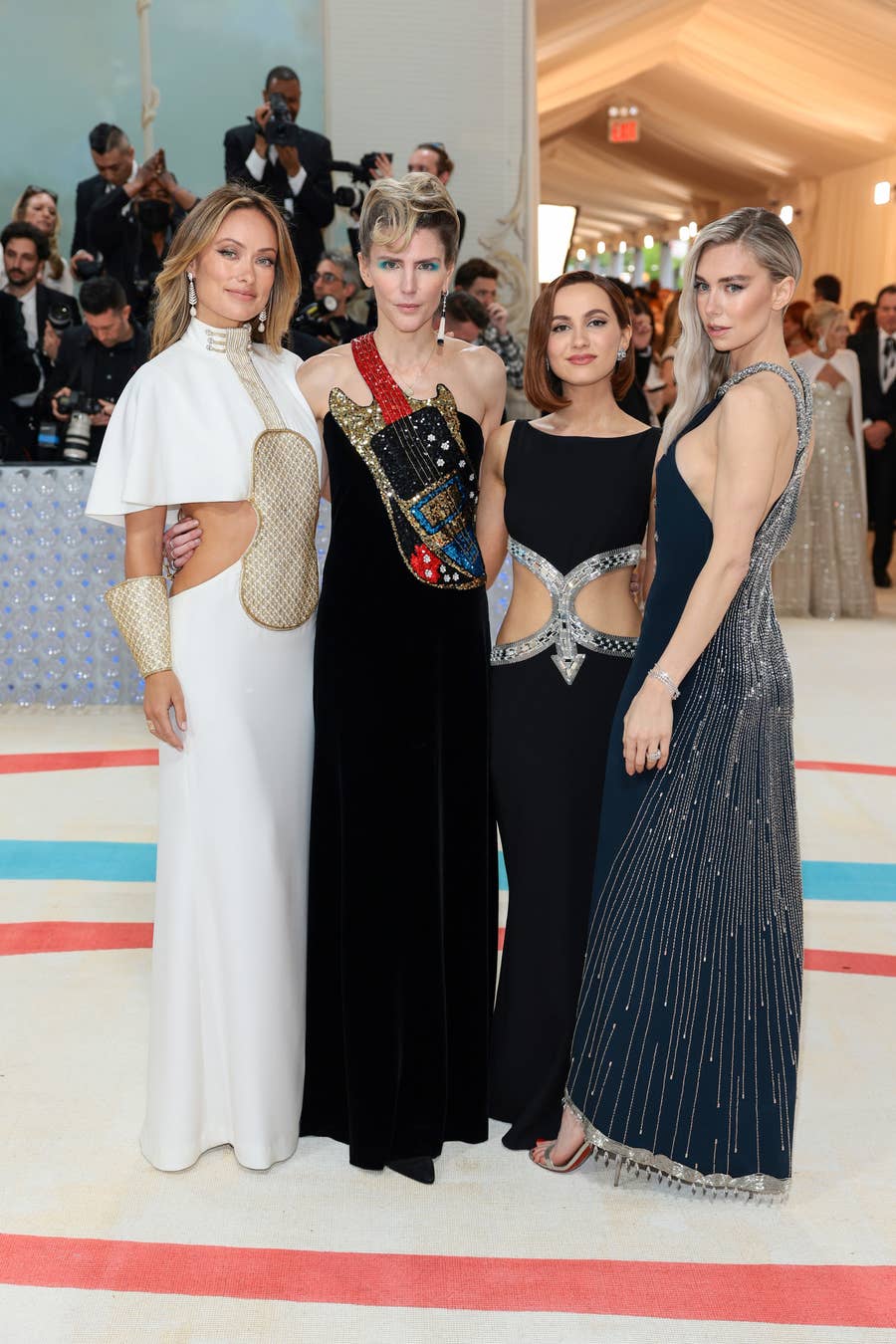 Met Gala: Olivia Wilde, Margaret Zhang In Matching Dresses