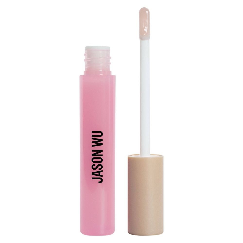 The lip mask in a pink bottle