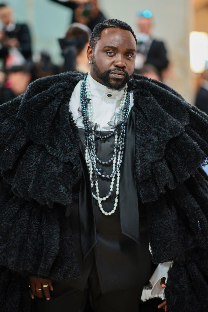 A closeup on Brian Tyree Henry