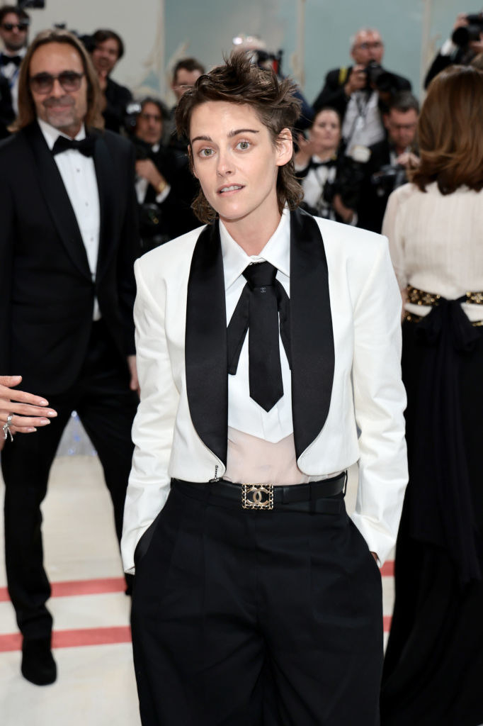 A closeup on Kristen Stewart