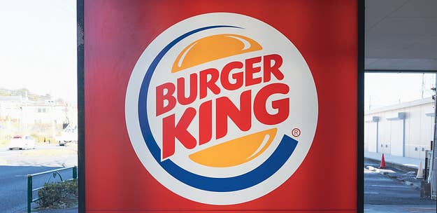 バーガーキングの看板