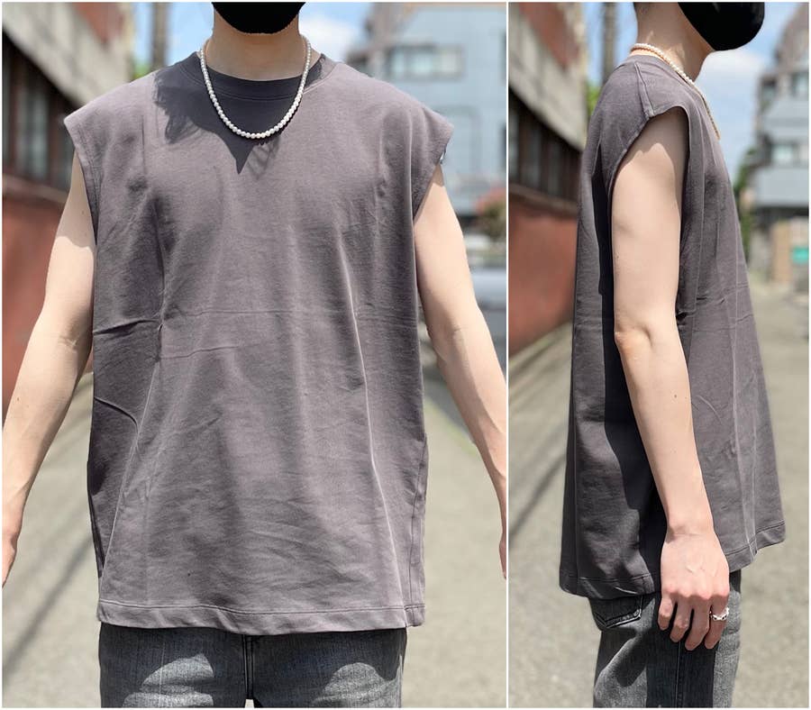 GU】これ一枚でサマになる！着回し力バツグンの「古着みたいなトップス 