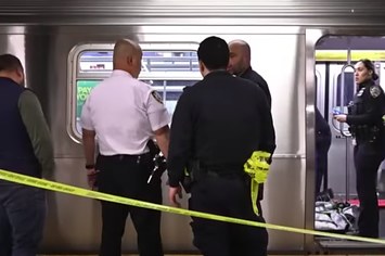 cops are seen on scene of fatal subway incident