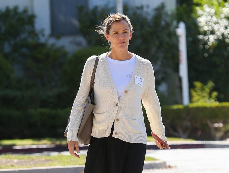 jen walking outside