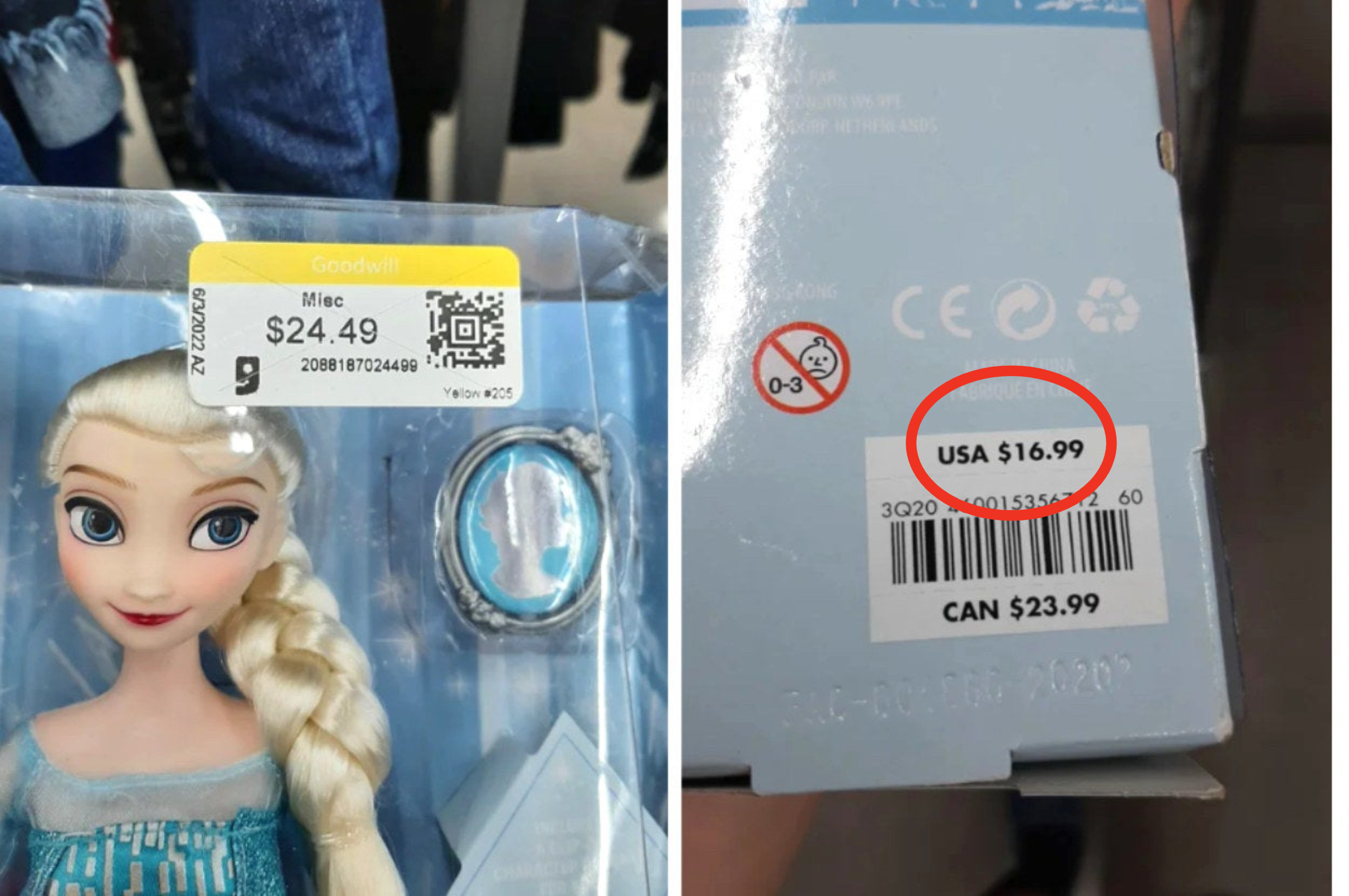 A toy being upsold for more than its worth