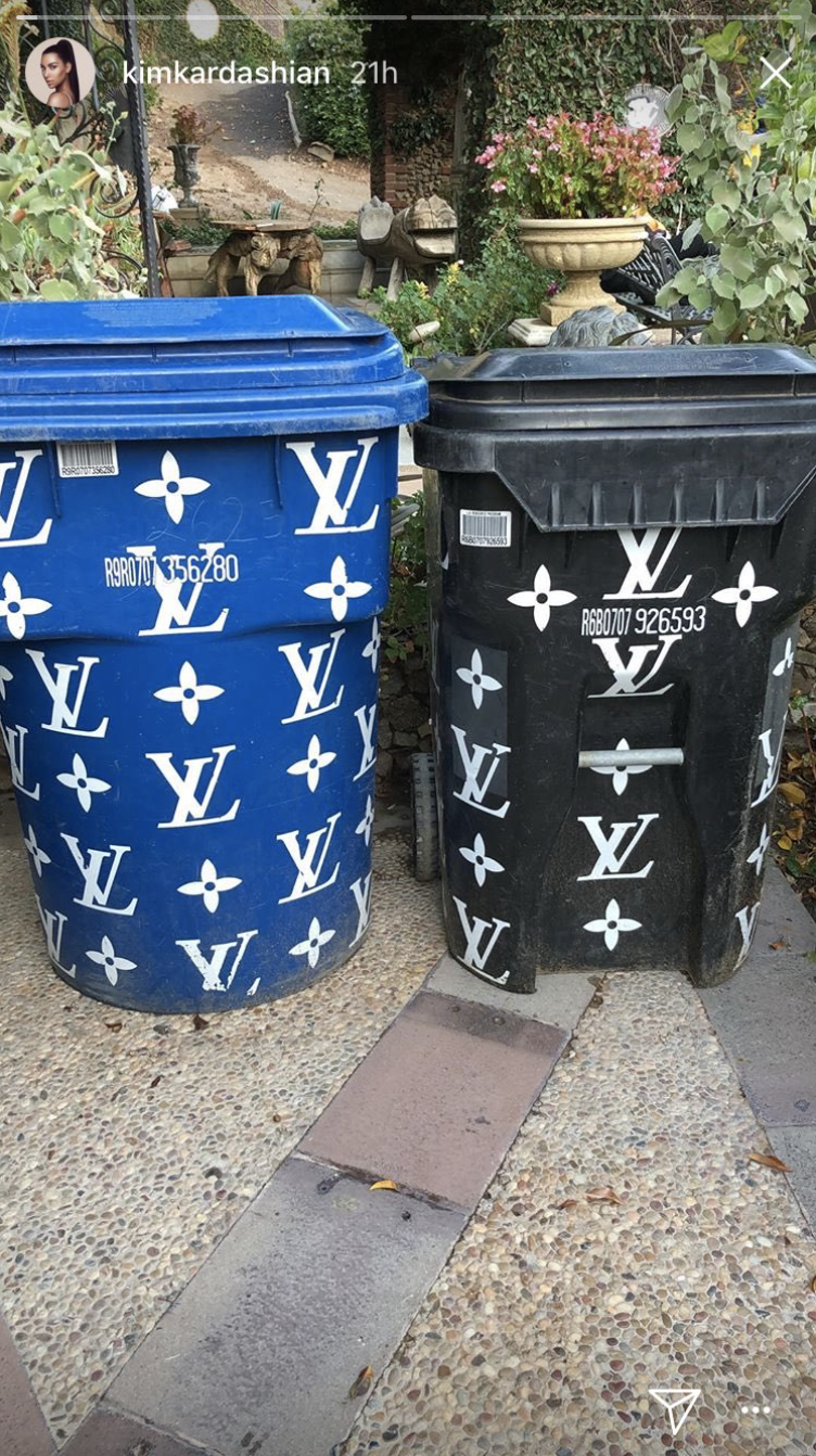 Kim Kardashian&#x27;s trash cans