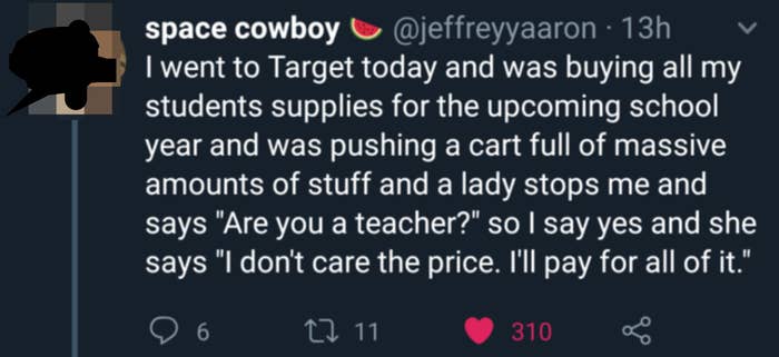 Screenshot of a tweet