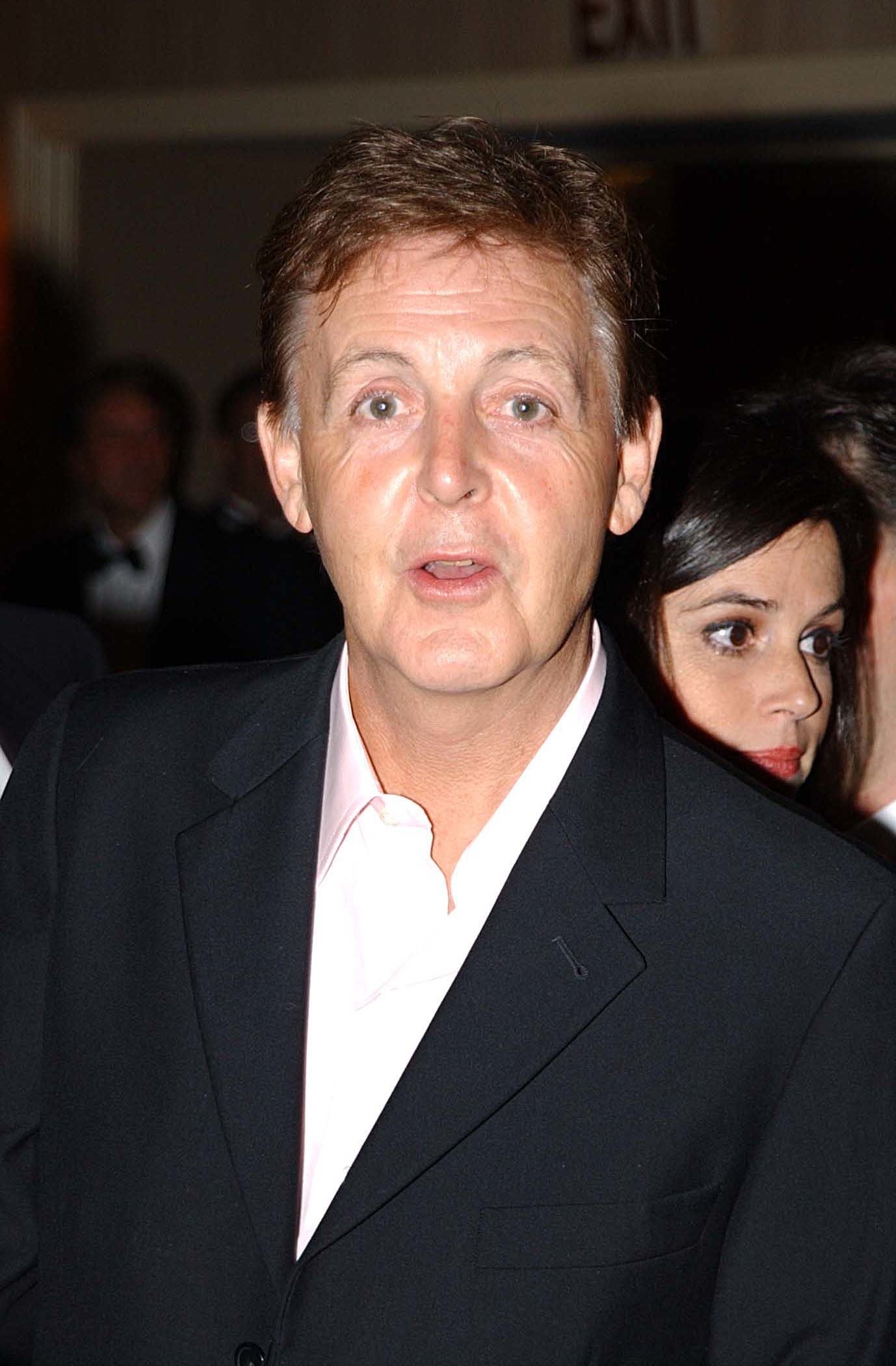 Closeup of Paul McCartney