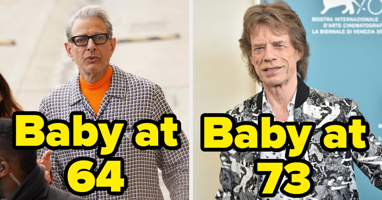 18 Celebs You May Not Know Had Babies Well Into Their 60s And 70s