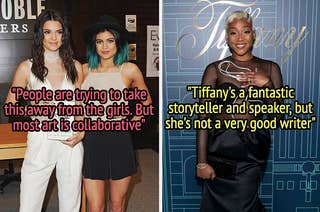 Kendall and Kylie Jenner's ghostwriter said most art is collaborative, and Tiffany Haddish's ghostwriter said she's not a good writer
