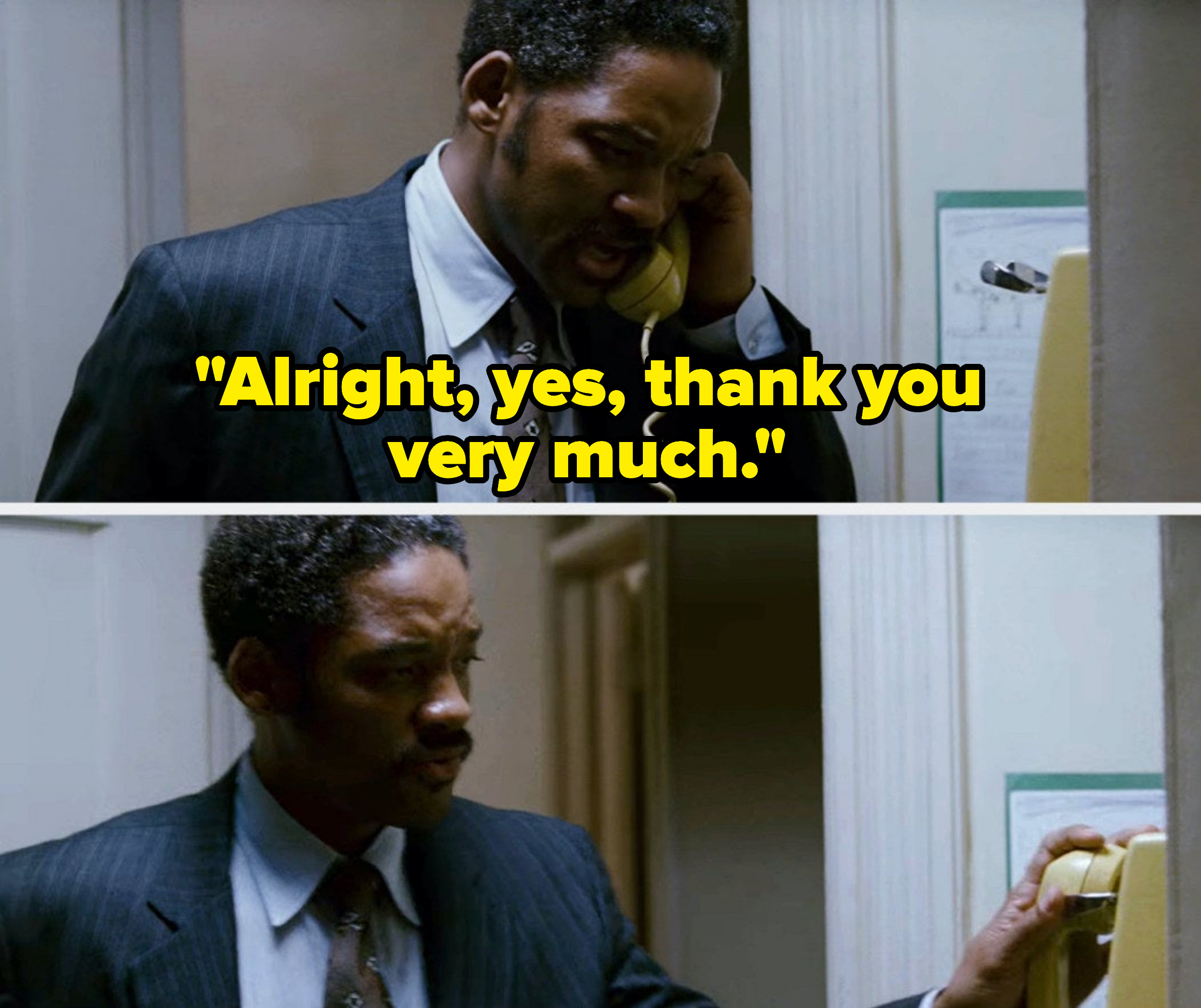 someone gets off the phone without saying bye