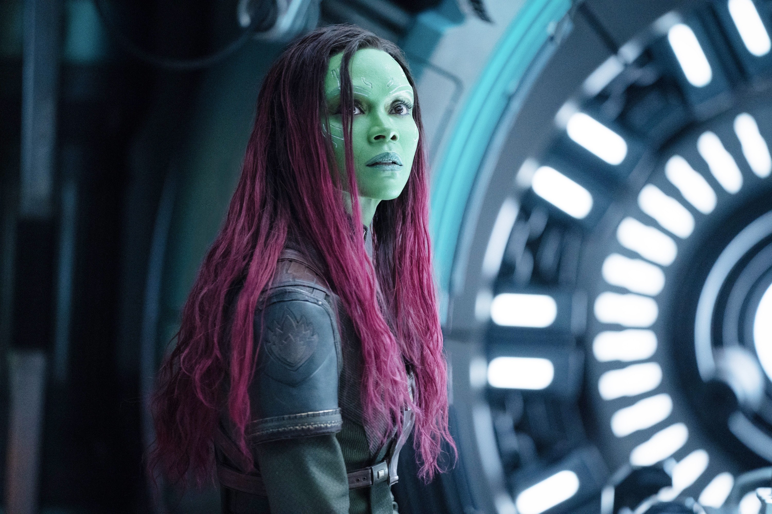 Zoe Saldaña in Guardians of the Galaxy Vol. 3
