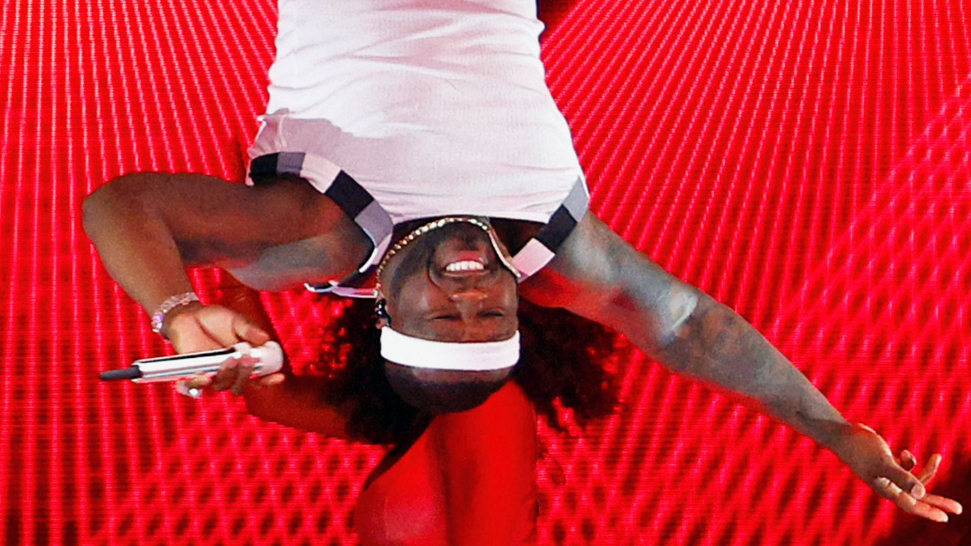 50 Cent: Hanging Upside Down at Super Bowl Was 'Mistake'