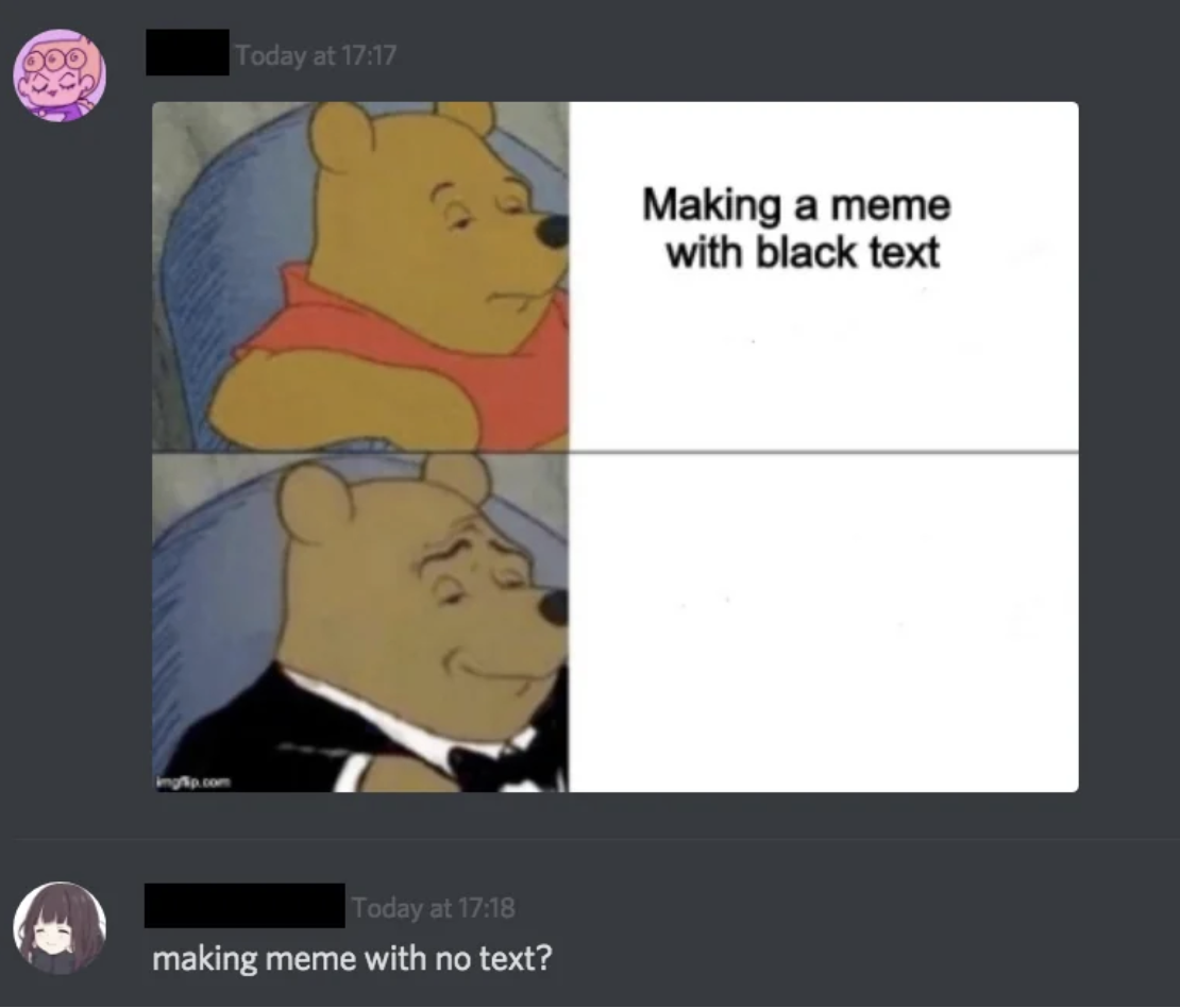 &quot;making meme with no text?&quot;