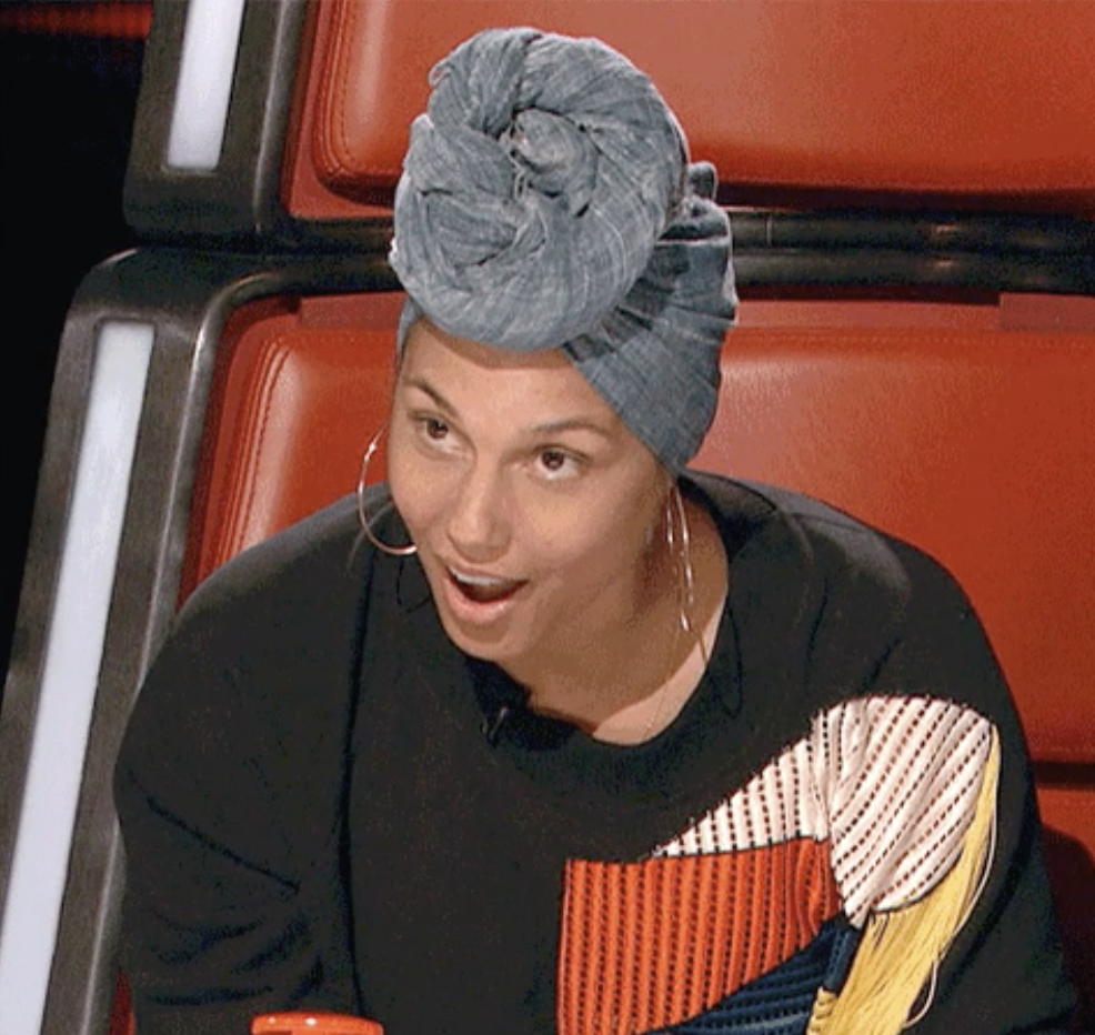 Alicia Keys on "The Voice"