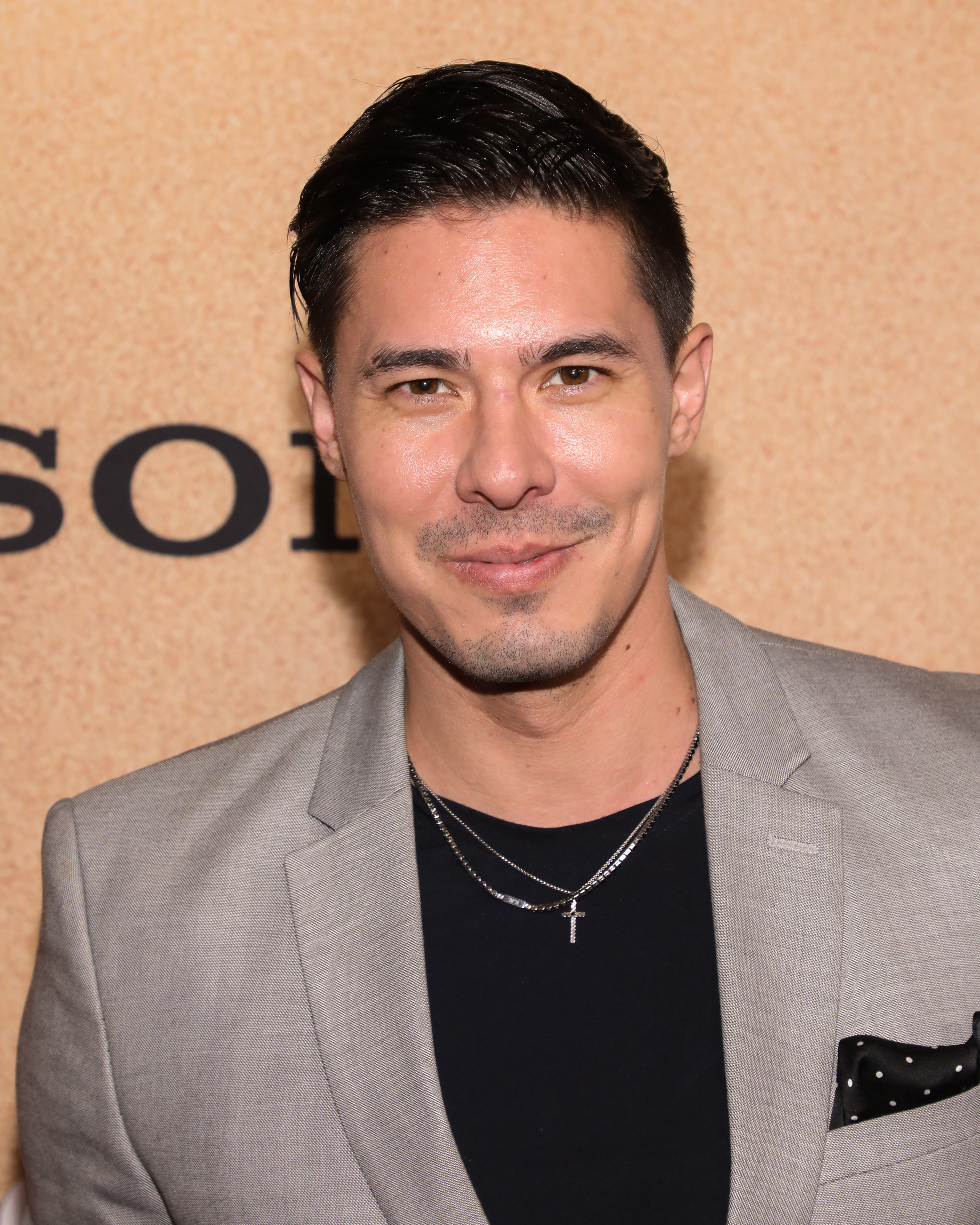 Close-up of Lewis Tan