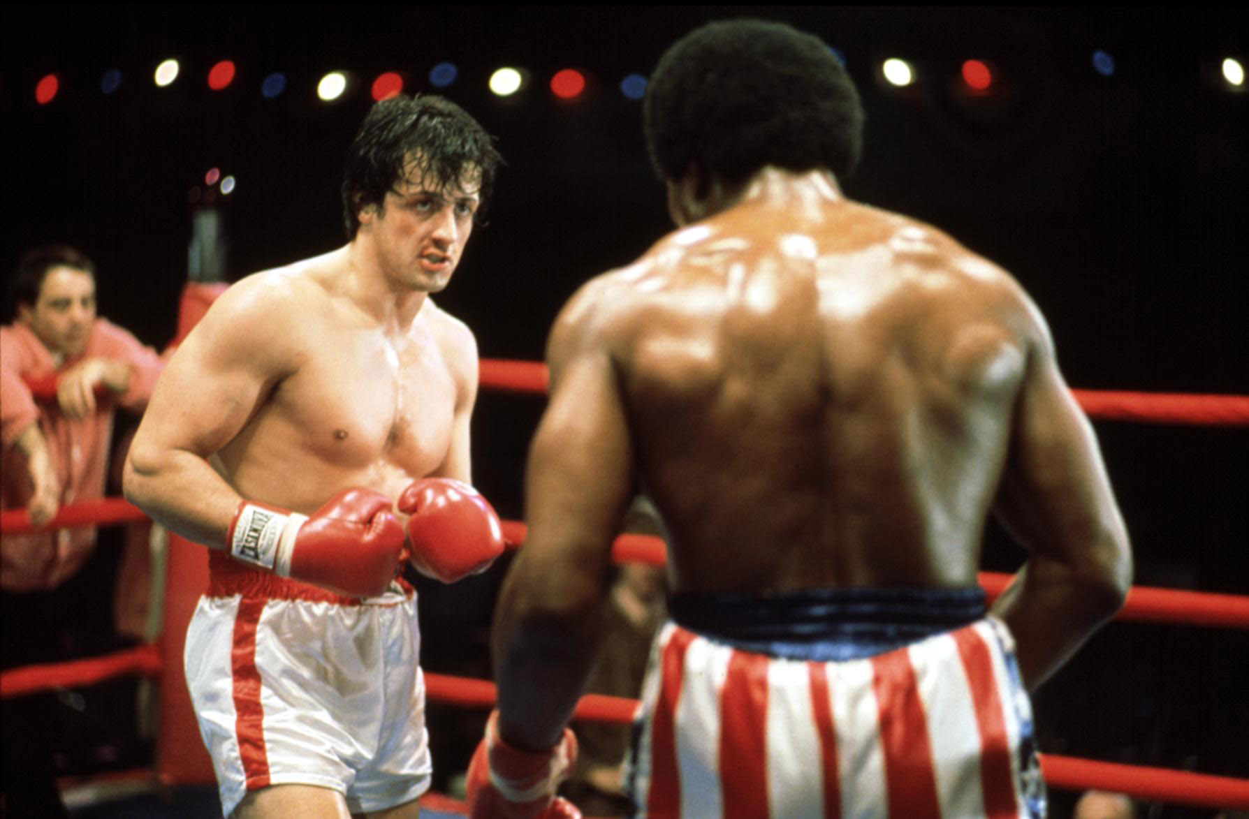 Sylvester Stallone, Carl Weathers in Rocky