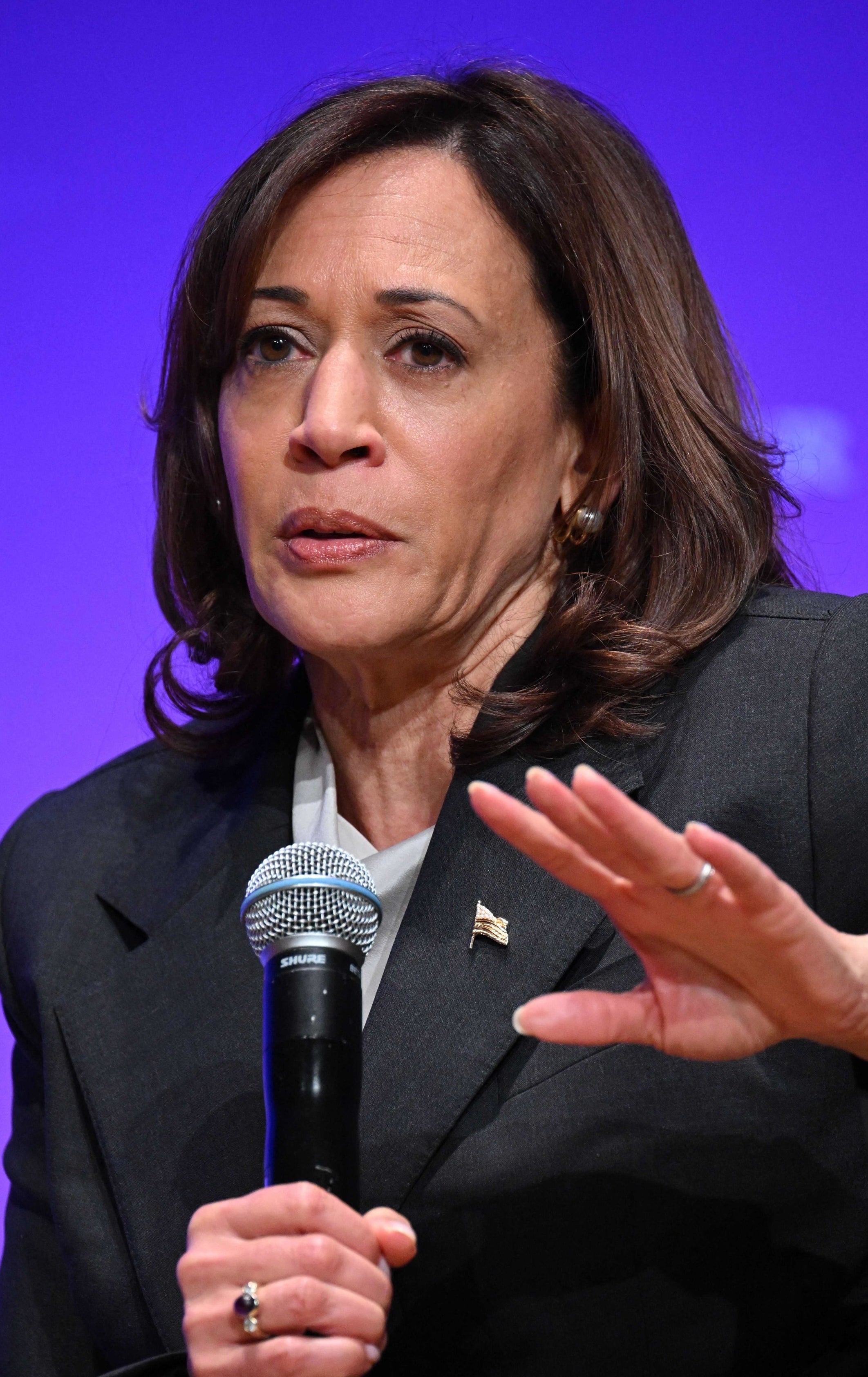 Kamala Harris at the White House forum for Asian Americans, Native Hawaiians and Pacific Islanders