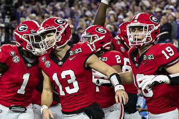 Georgia Bulldogs during the 2023 National Championship Game