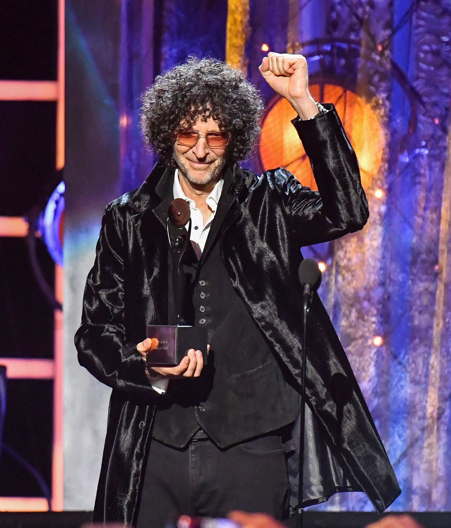 Howard Stern accepting an award