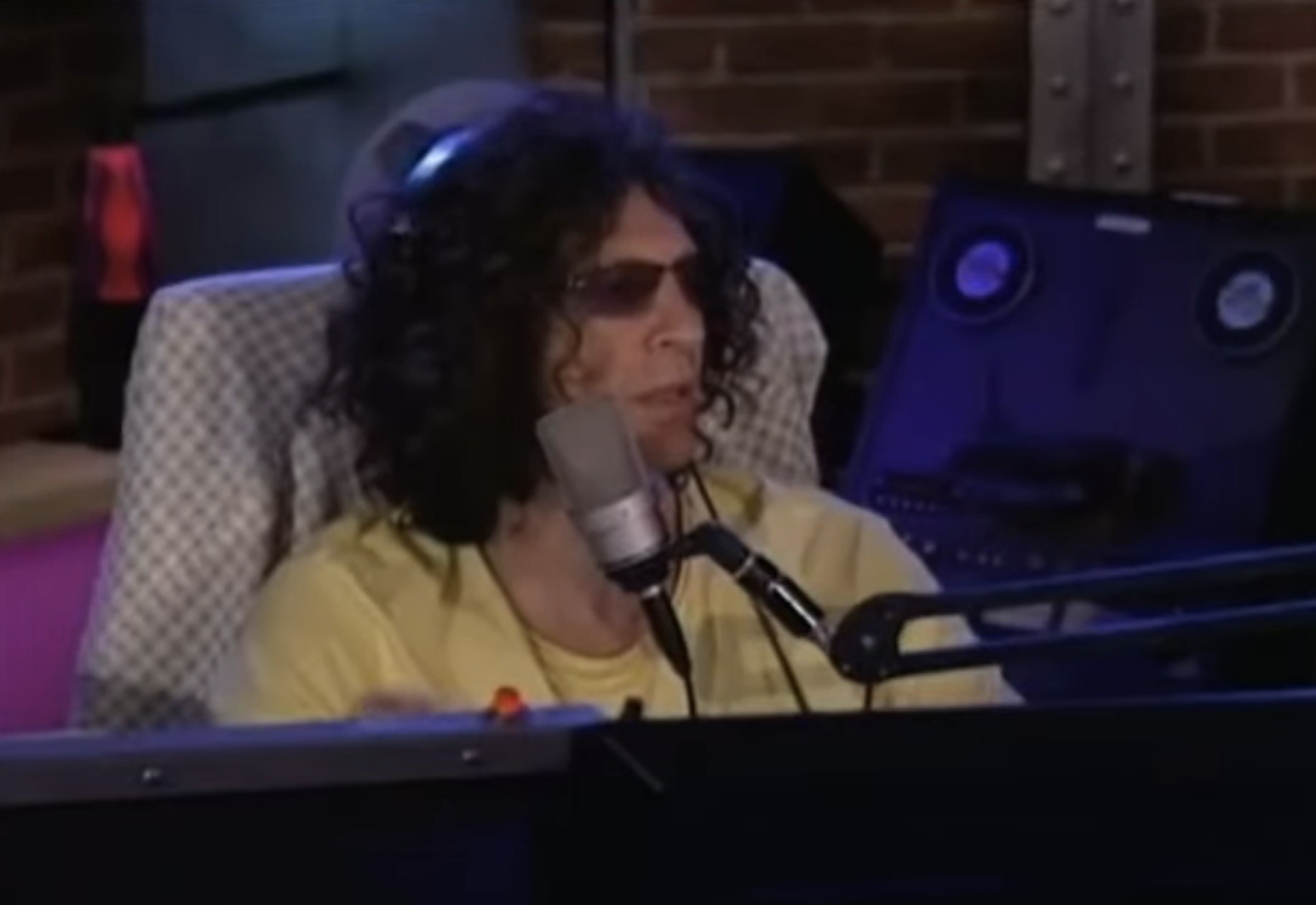 Closeup of Howard Stern