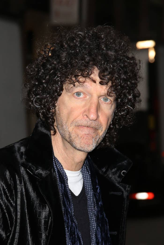 Closeup of Howard Stern