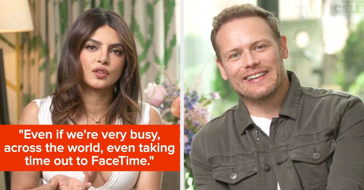 Priyanka Chopra Jonas And Sam Heughan Revealed Their Love Languages And More While Interviewing Each Other