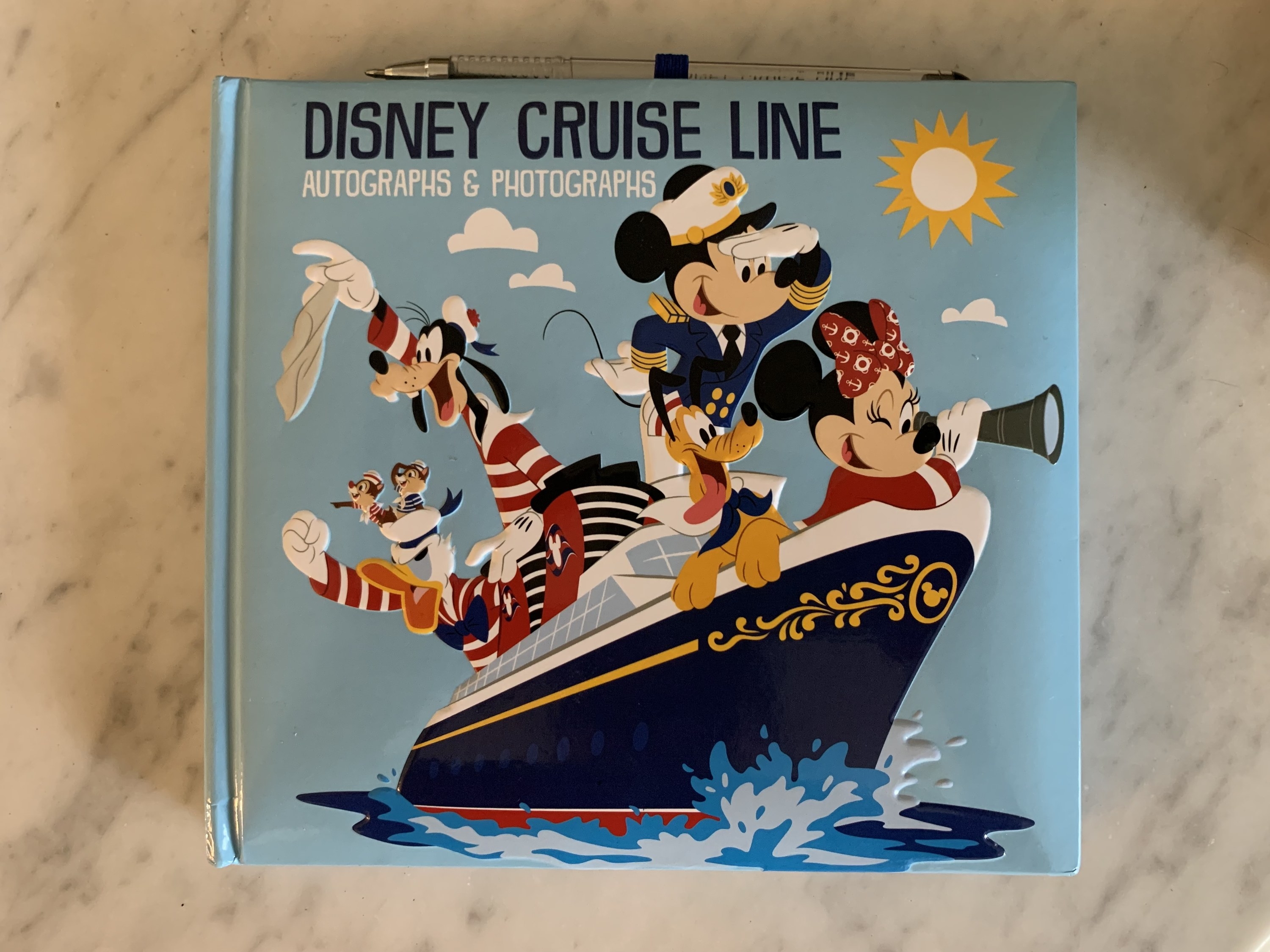 Disney Cruise Line Autograph book. 