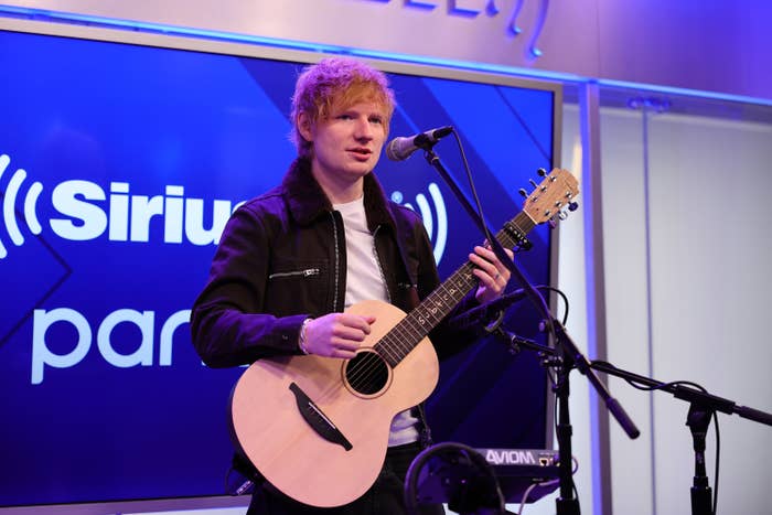 ed performing at sirius xm