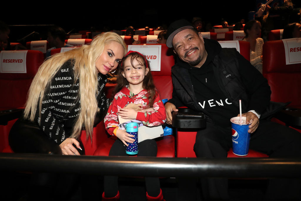 Coco, Chanel, and Ice-T at a movie screening