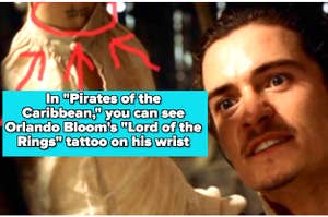 Orlando Bloom in "Pirates of the Caribbean"