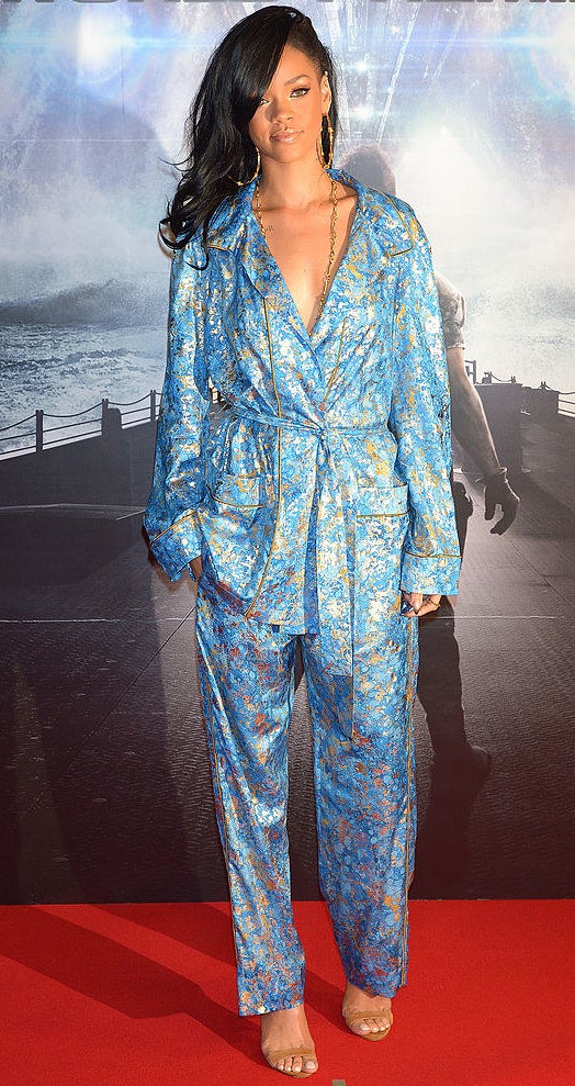 Closeup of Rihanna