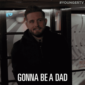 man saying, gonna be a dad