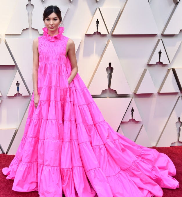Closeup of Gemma Chan