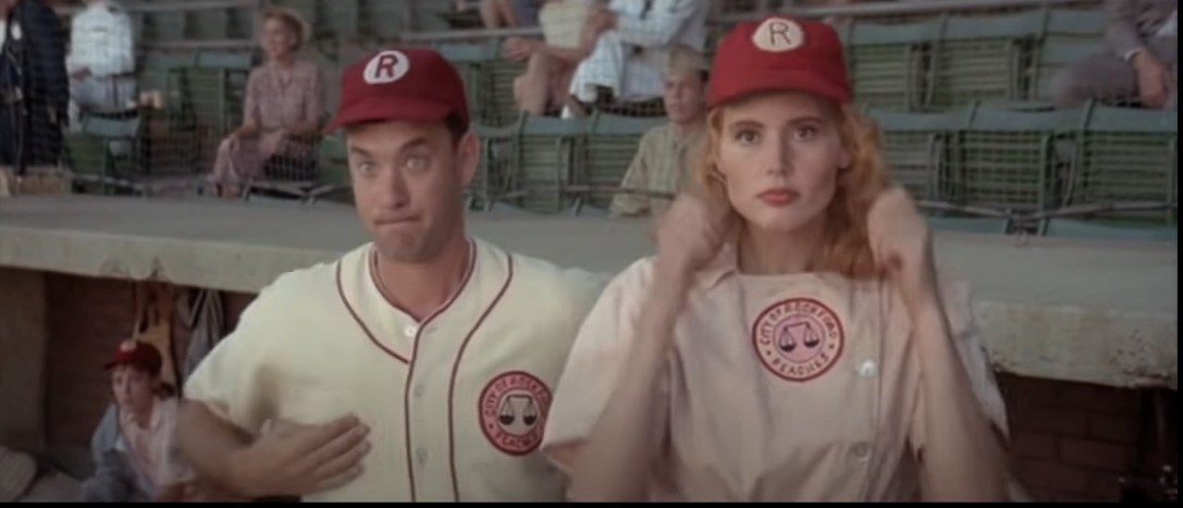 Jimmy and Dottie in &quot;A League of Their Own&quot;