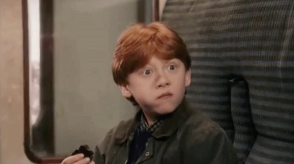 Ron saying "bloody hell"