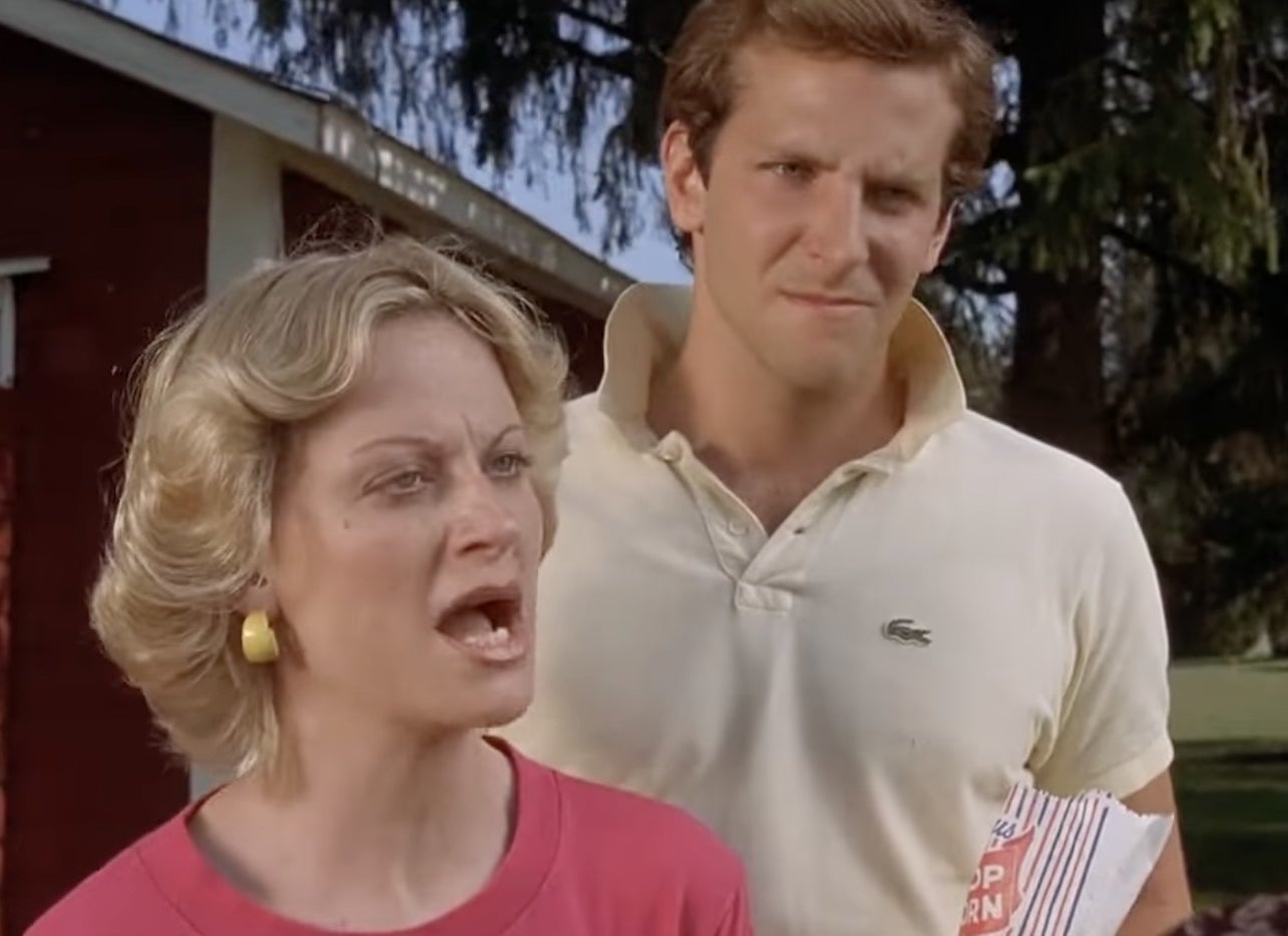 Amy Poehler and Bradley Cooper in Wet Hot American Summer
