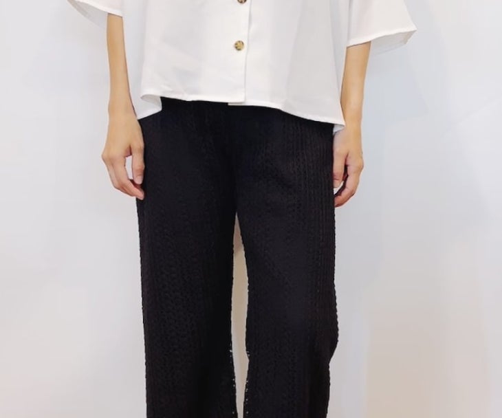 しまむらのオススメのミュール「SRザツザイミュール」のコーディネート