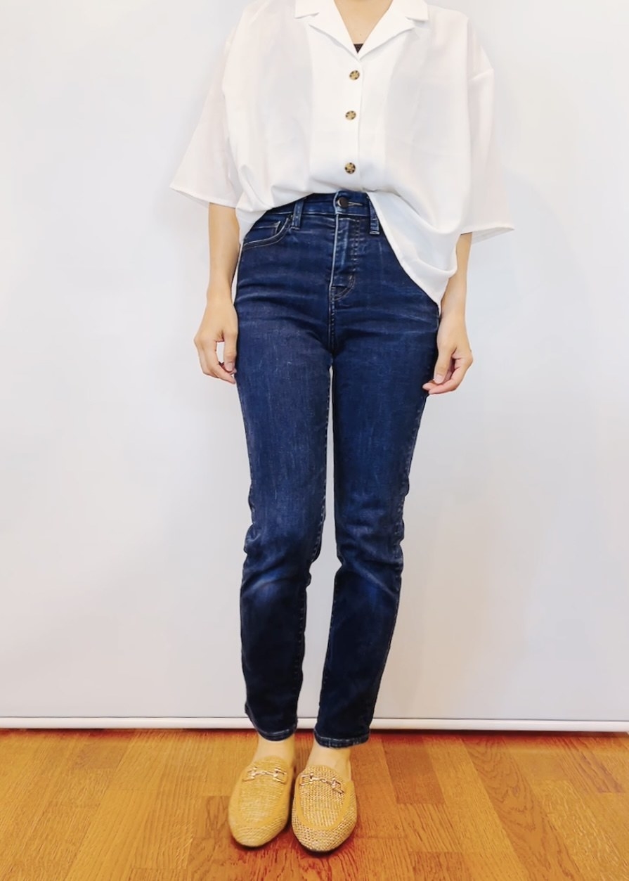 しまむらのオススメのミュール「SRザツザイミュール」のコーディネート