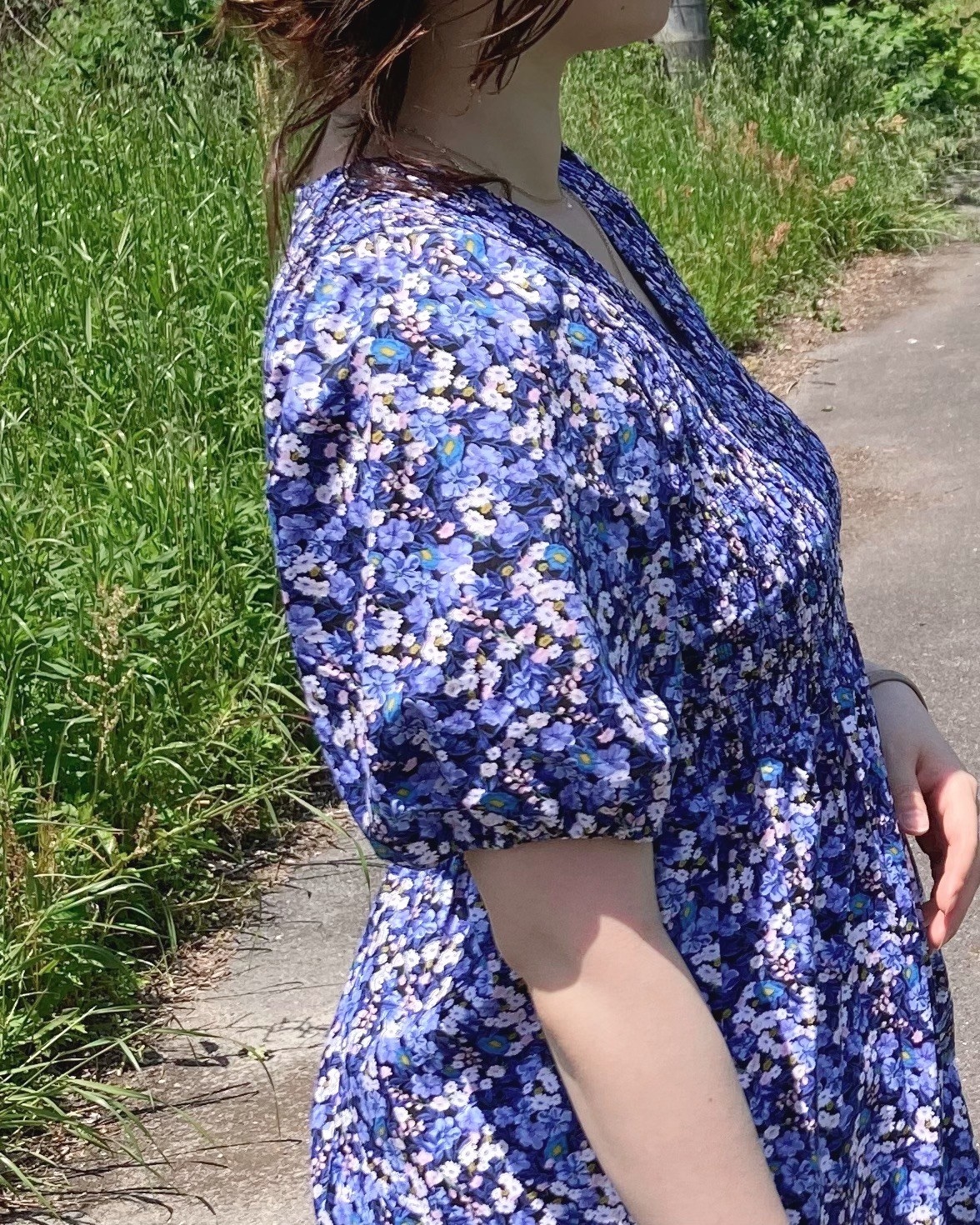 H＆Mのオススメのワンピース「シャーリングワンピース」