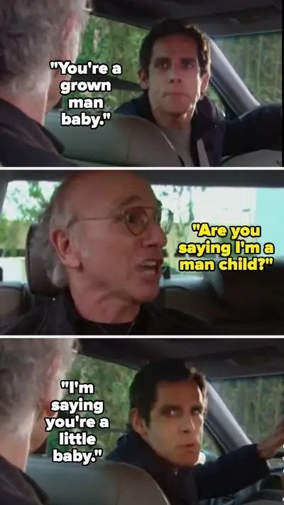 Screenshot from "Curb Your Enthusiasm"