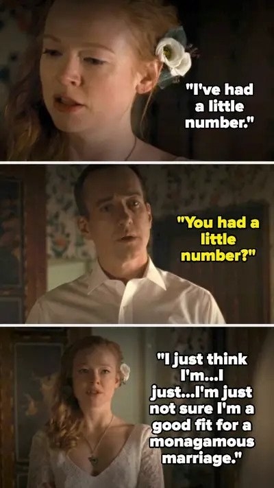 "I just think I'm…I just… I'm just not sure I'm a good fit for a monogamous marriage."